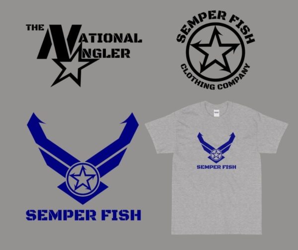 SEMPER FISH "AIR FORCE" Inspired T-Shirt